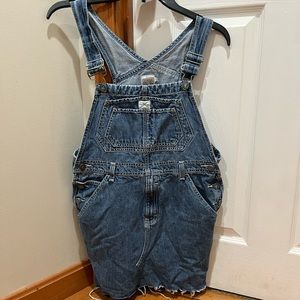 Vintage Y2K Calvin Klein overalls jean skirt